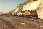 Eastbound unit potash loads